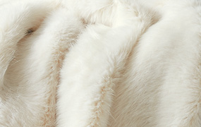 Synthetic fur artic fox Z330